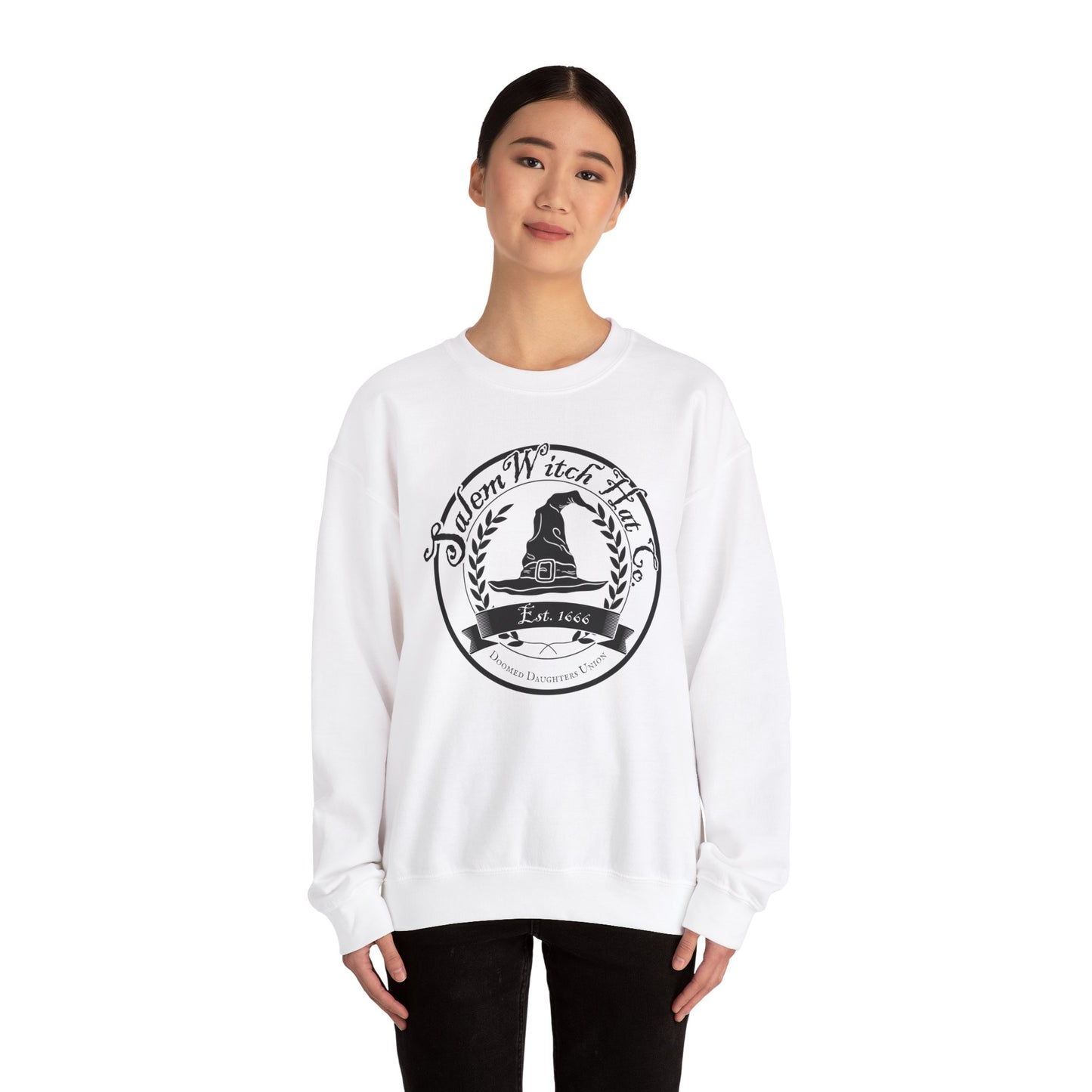 "Salem Witch Hat Co. Doomed Daughters Union" Sweatshirt