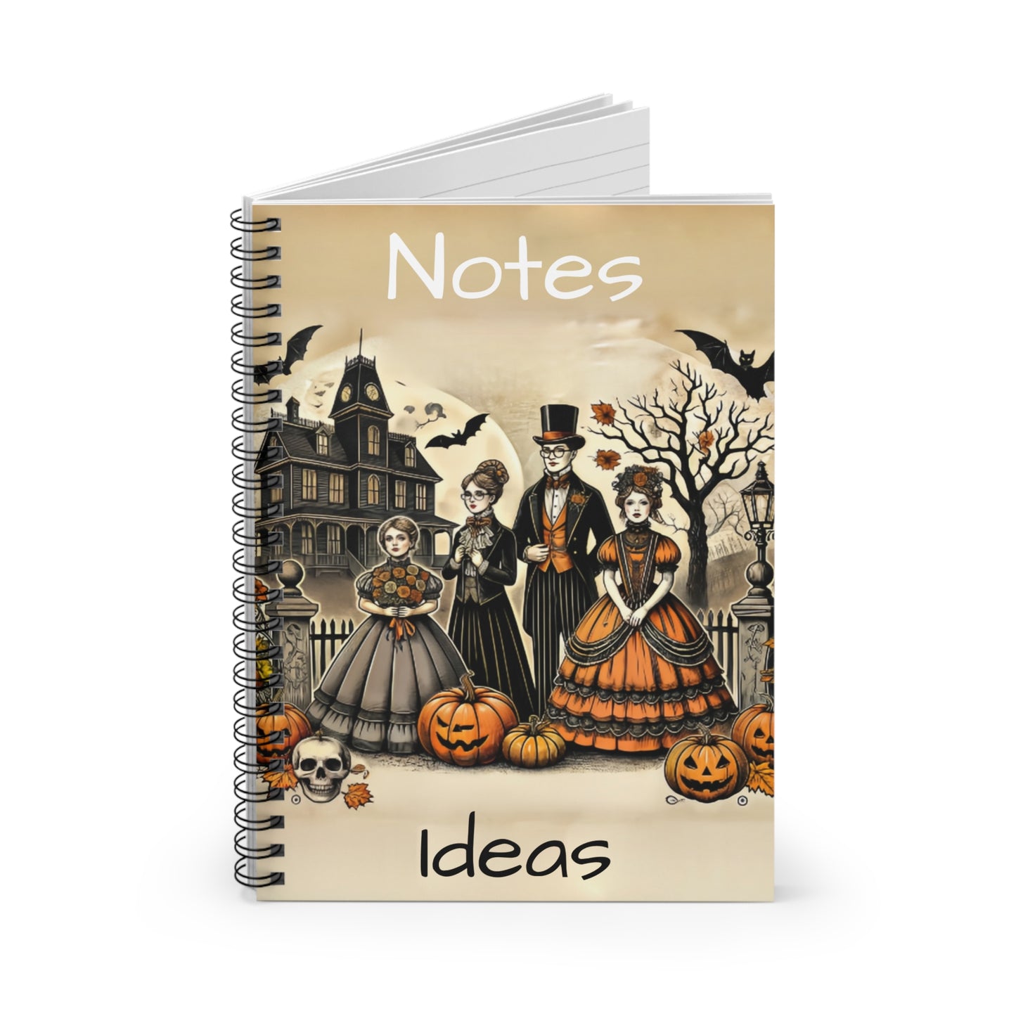 Halloween Family Notes & Ideas - Spiral Notebook