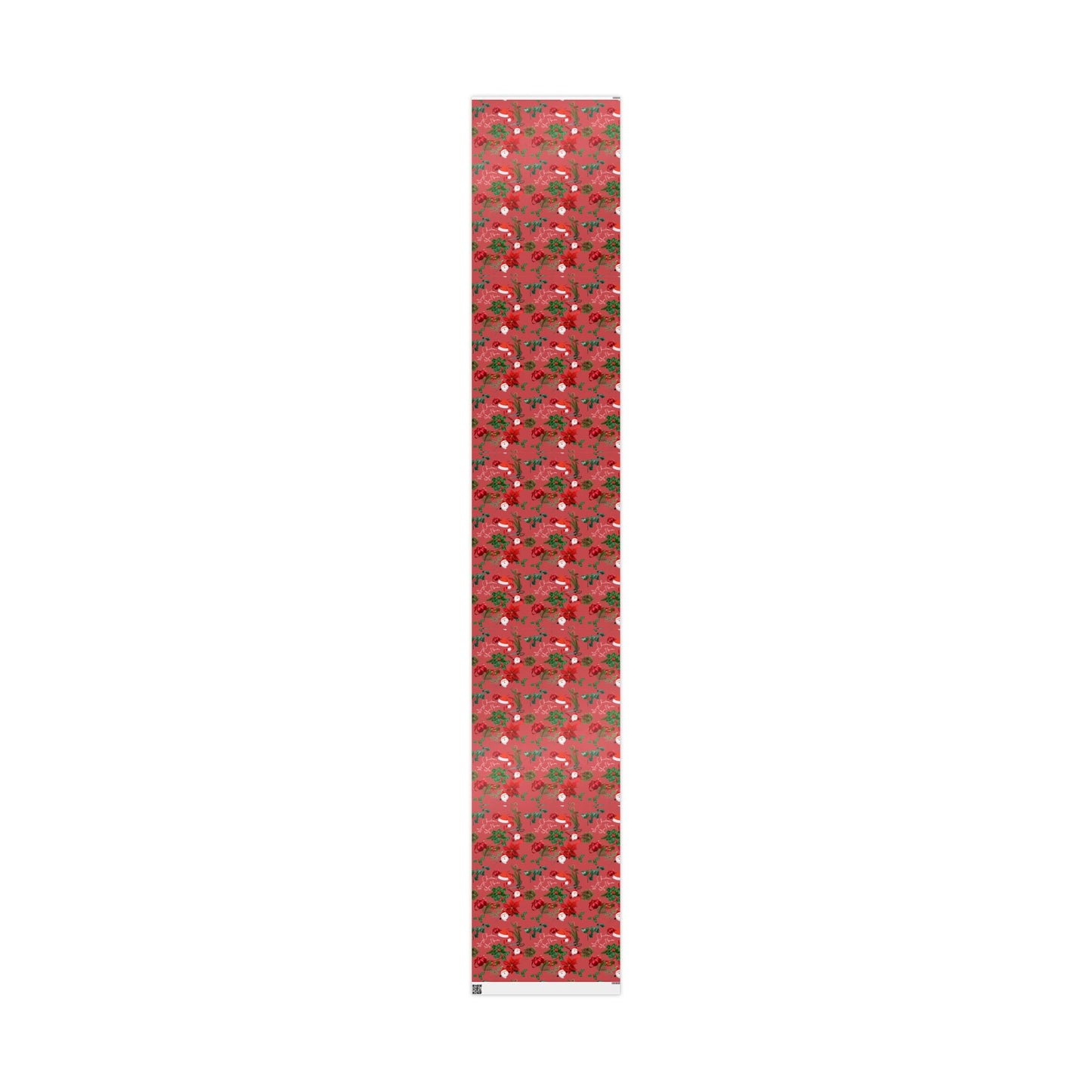 Personalized Red Merry Christmas Wrapping Paper