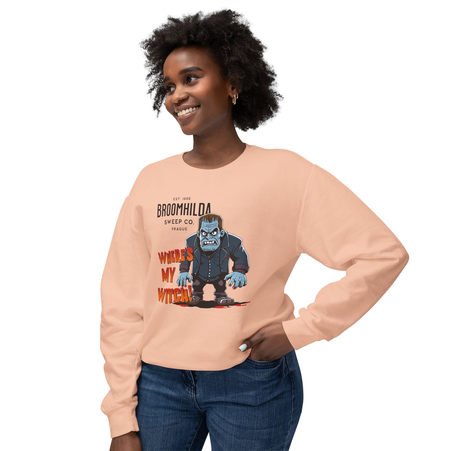 Frankenstein Unisex Sweatshirt 'Where's My Witch