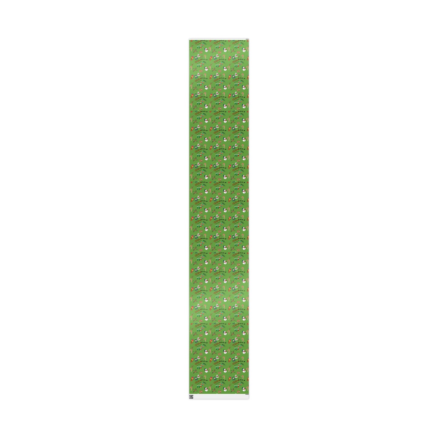 Personalized Green Christmas Wrapping Paper