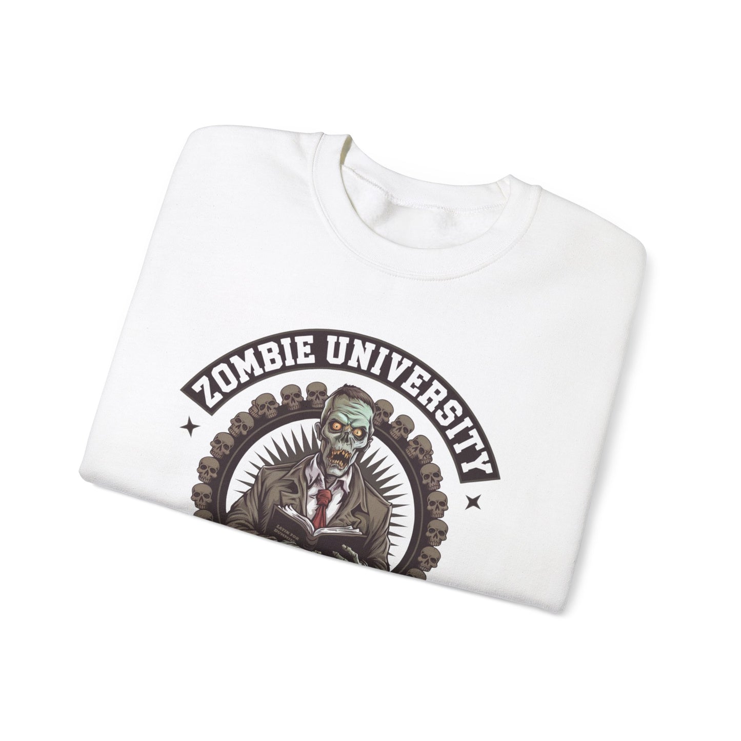 " Zombie University, Dead Language Professor" Sweatshirt