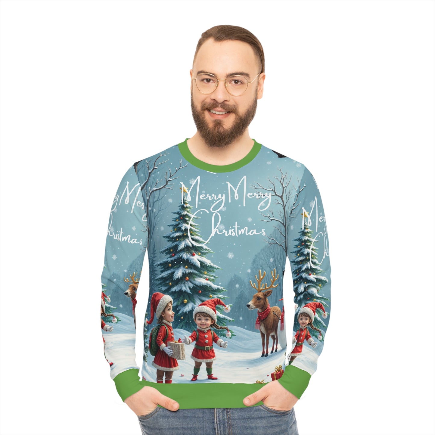 Its A Merry Merry Christmas Ugly Christmas Sweater 2024 Edition - Lightweight