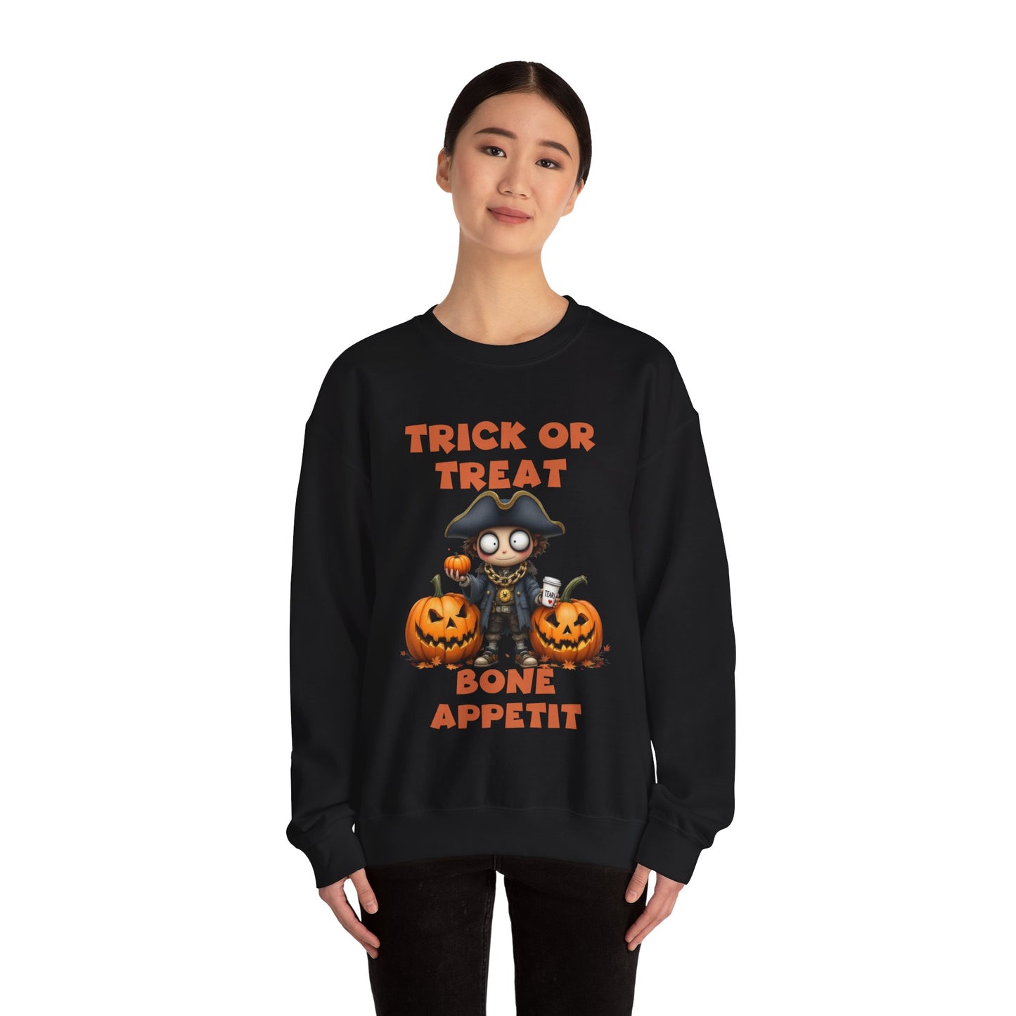 Trick Or Treat Bon Appetit Halloween Sweatshirt