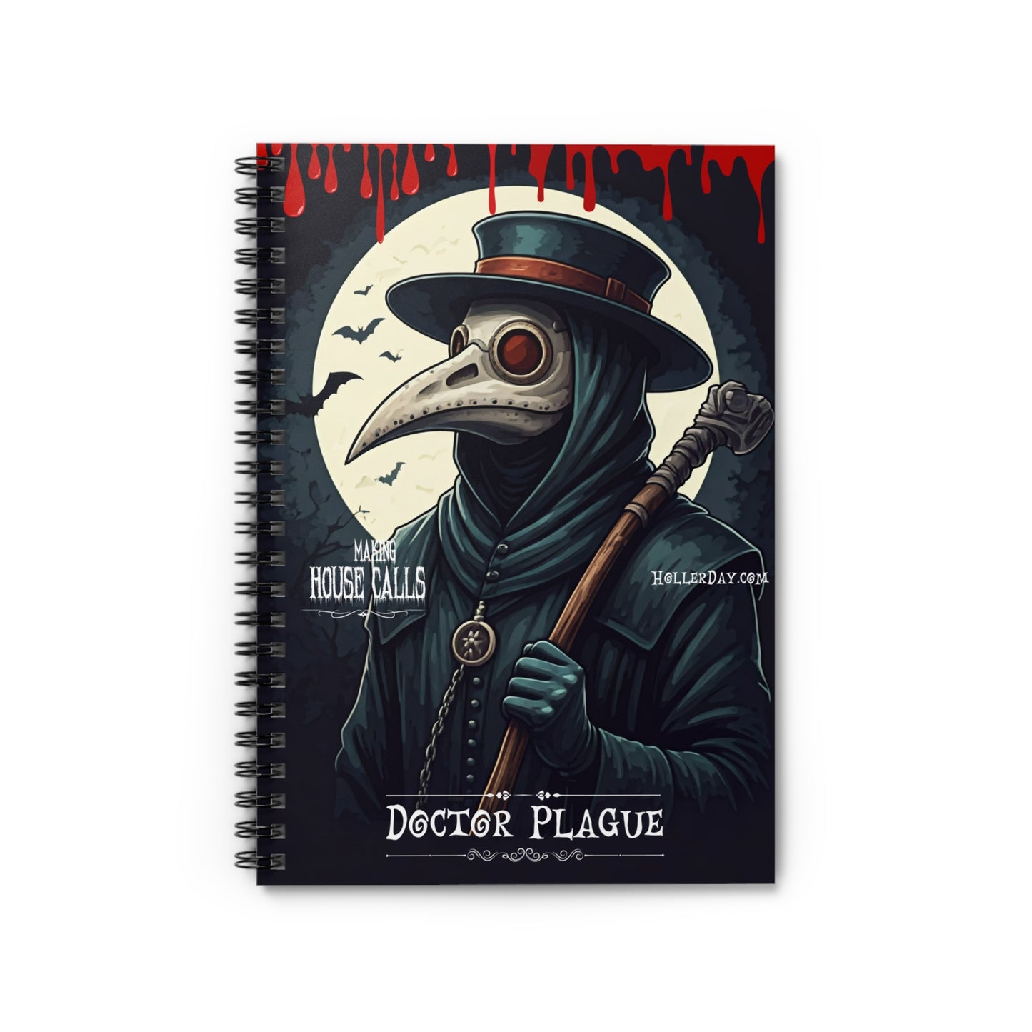 Doctor Plague Blood - Spiral Notebook