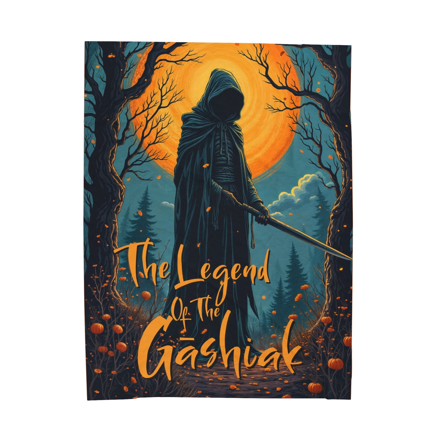 The Legend of the Gashiak - Velveteen Plush Blanket