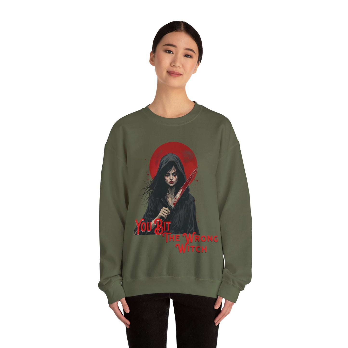 You Bit The Wrong Witch Sweatshirt