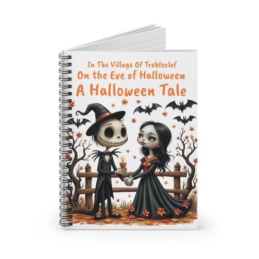 A Halloween Tale - Spiral Notebook