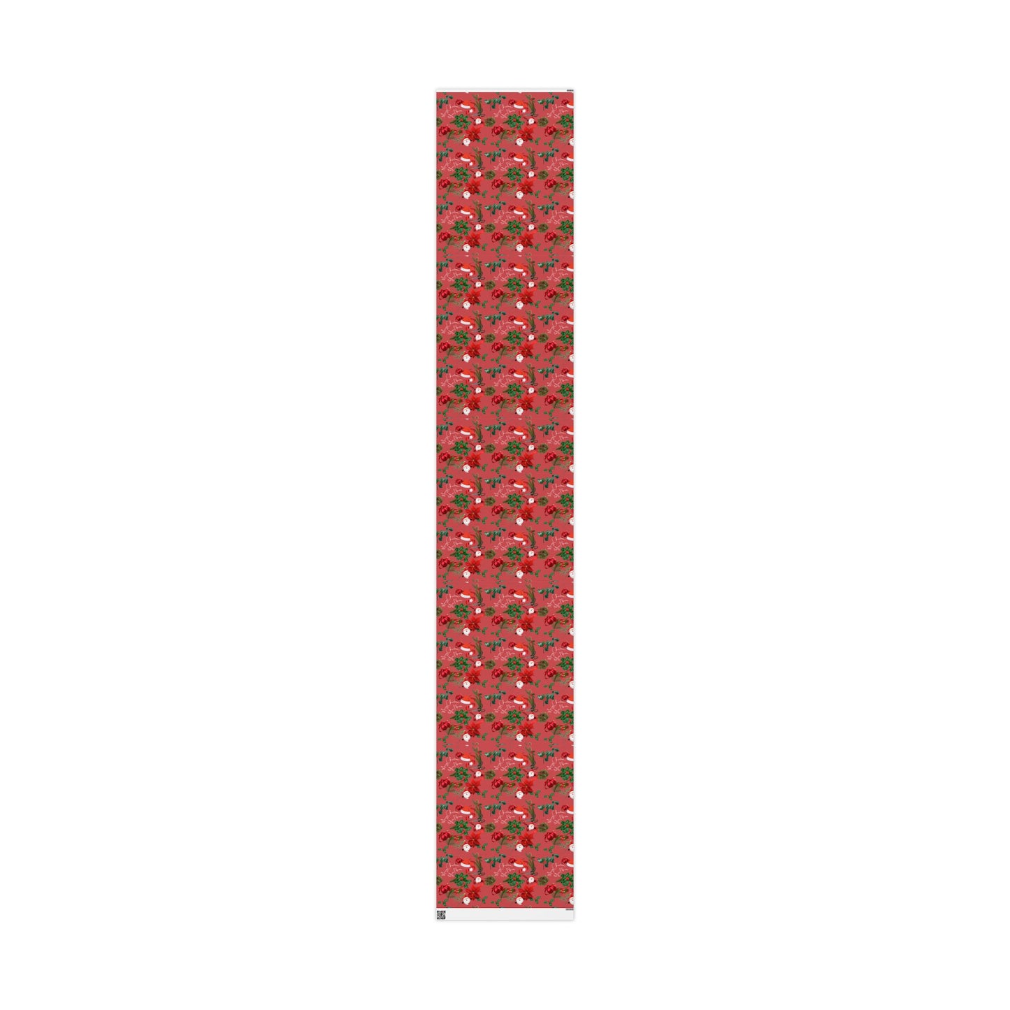 Personalized Red Merry Christmas Wrapping Paper