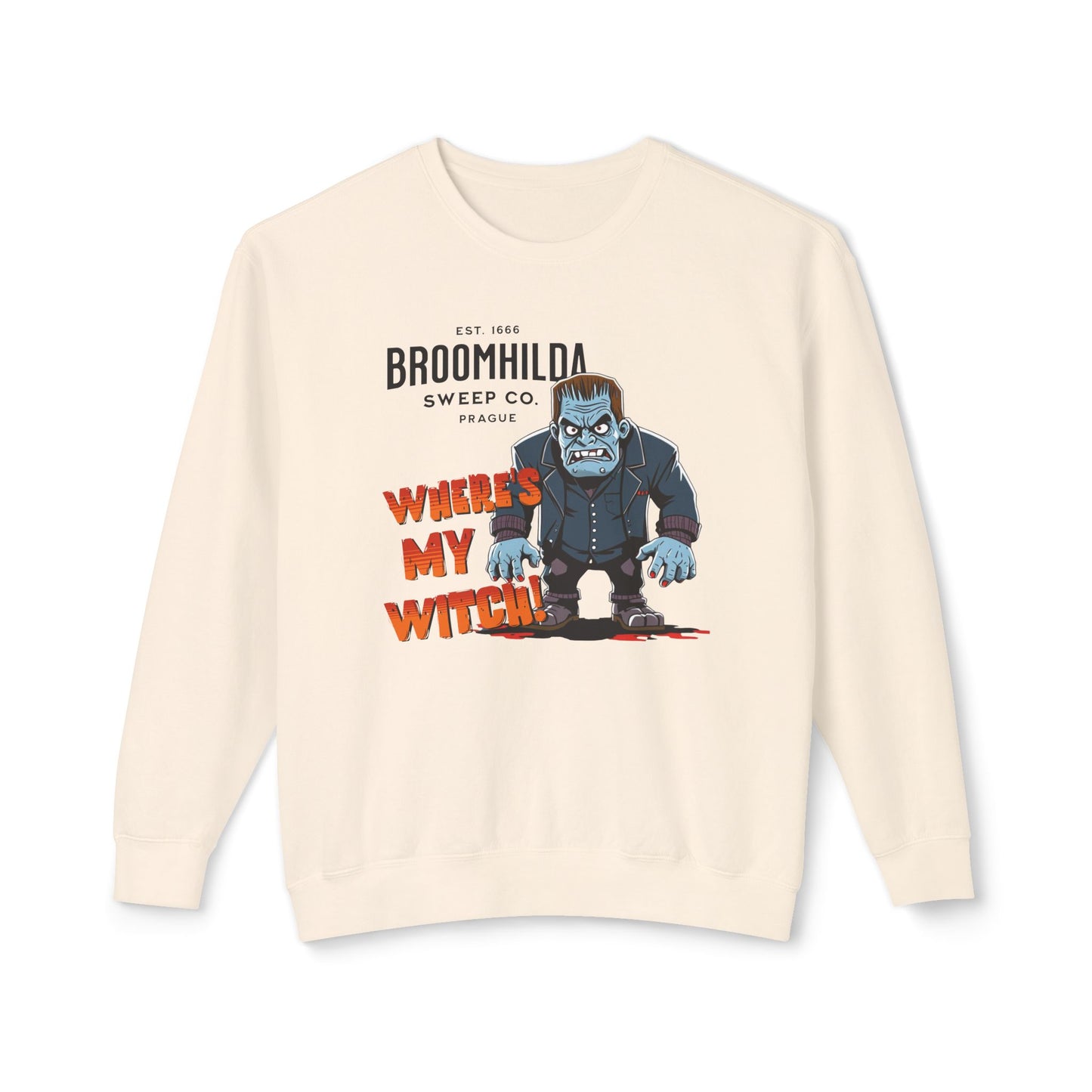 Frankenstein Unisex Sweatshirt 'Where's My Witch