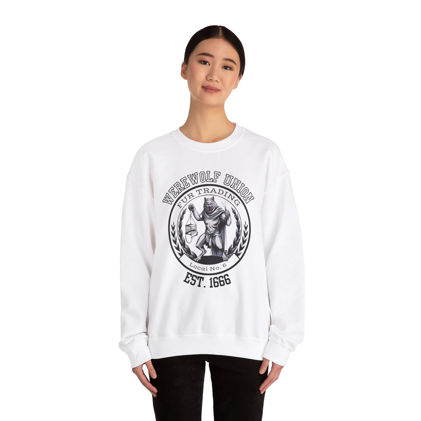 "Werewolf Union, Fur Trading" Sweatshirt