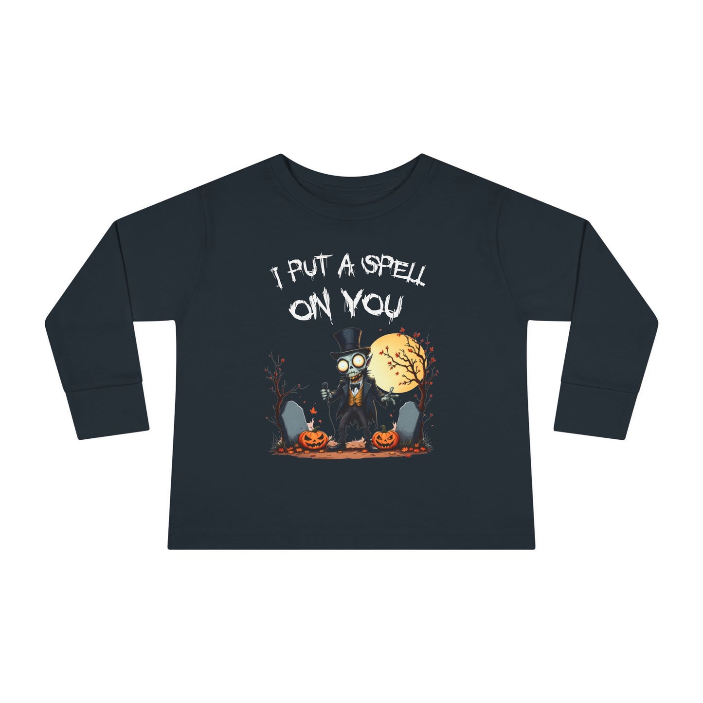 Toddler's I Put A Spell On You Halloween Long Sleeve T-shirt