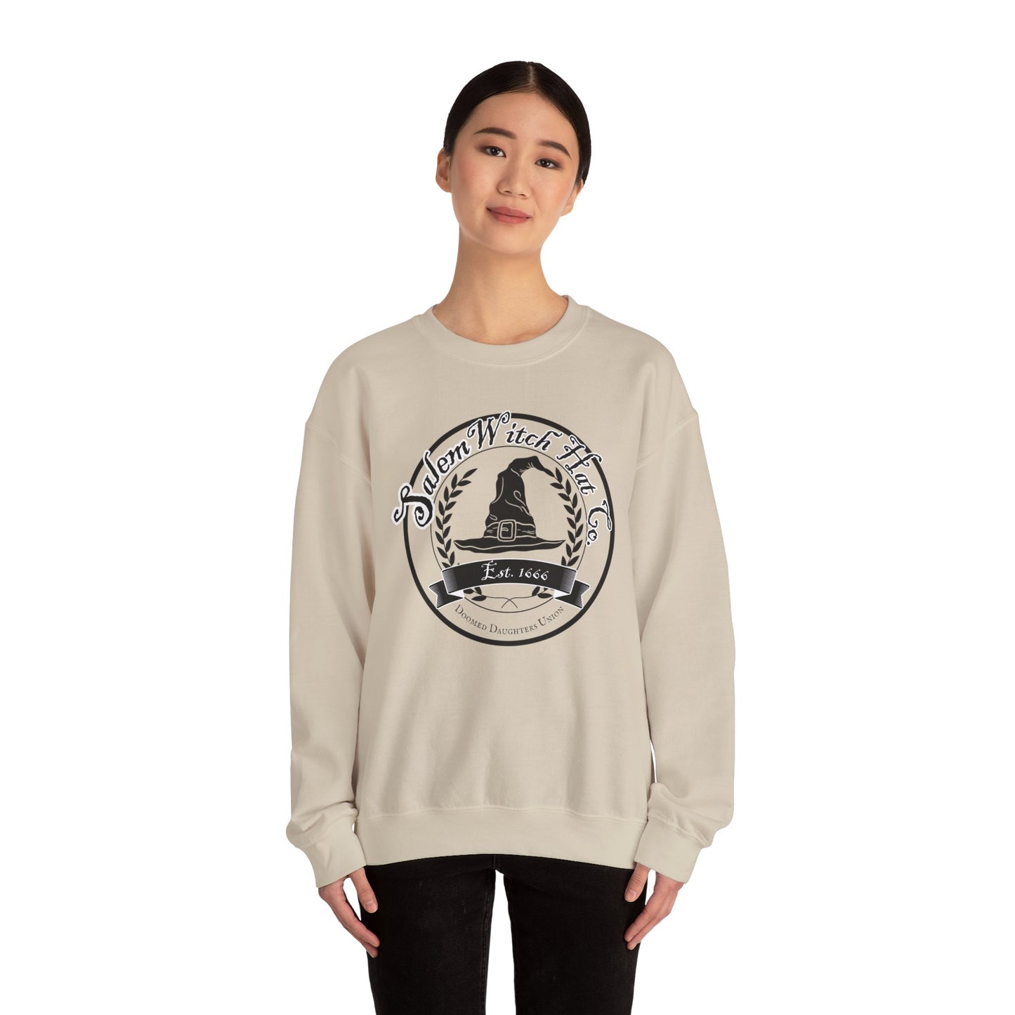 "Salem Witch Hat Co. Doomed Daughters Union" Sweatshirt