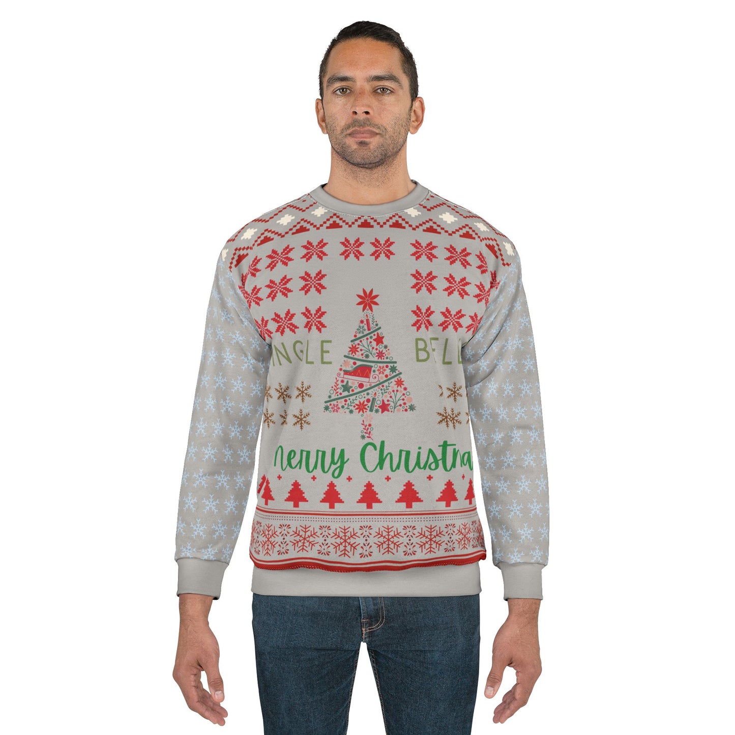 "Jungle Bells"  Ugly Christmas Unisex Sweater