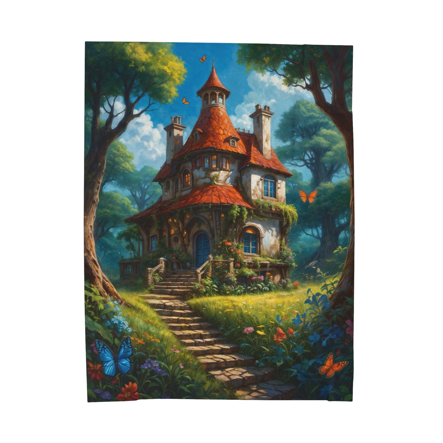 Naiomi's Castle - Velveteen Plush Blanket