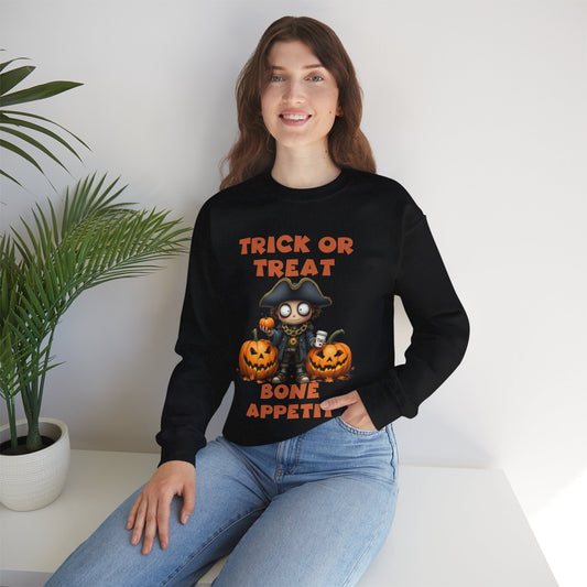 Trick Or Treat Bon Appetit Halloween Sweatshirt