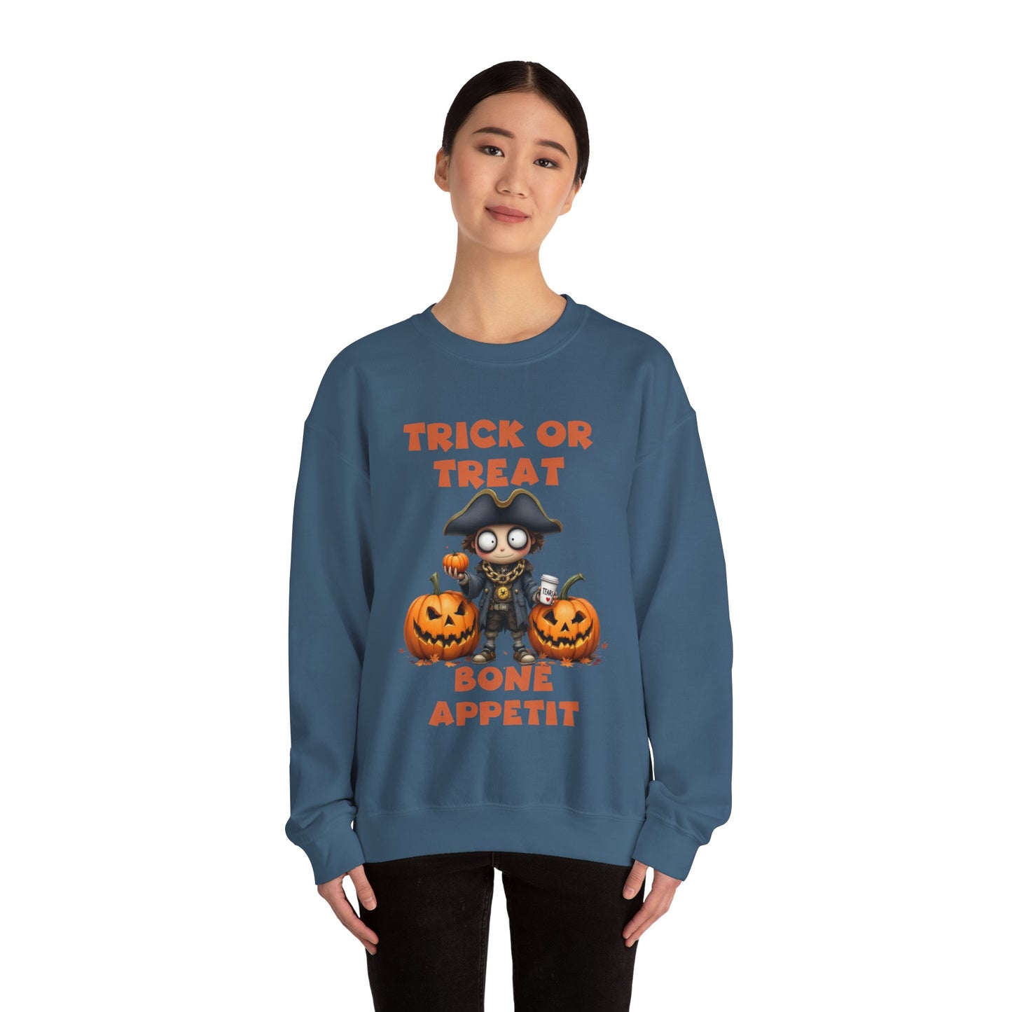 Trick Or Treat Bon Appetit Halloween Sweatshirt