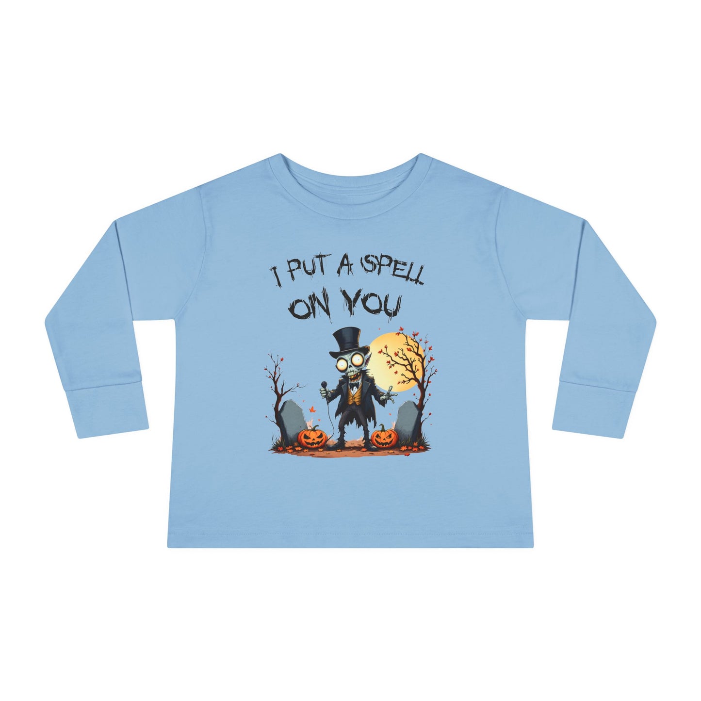 Toddler's I Put A Spell On You Halloween Long Sleeve T-shirt