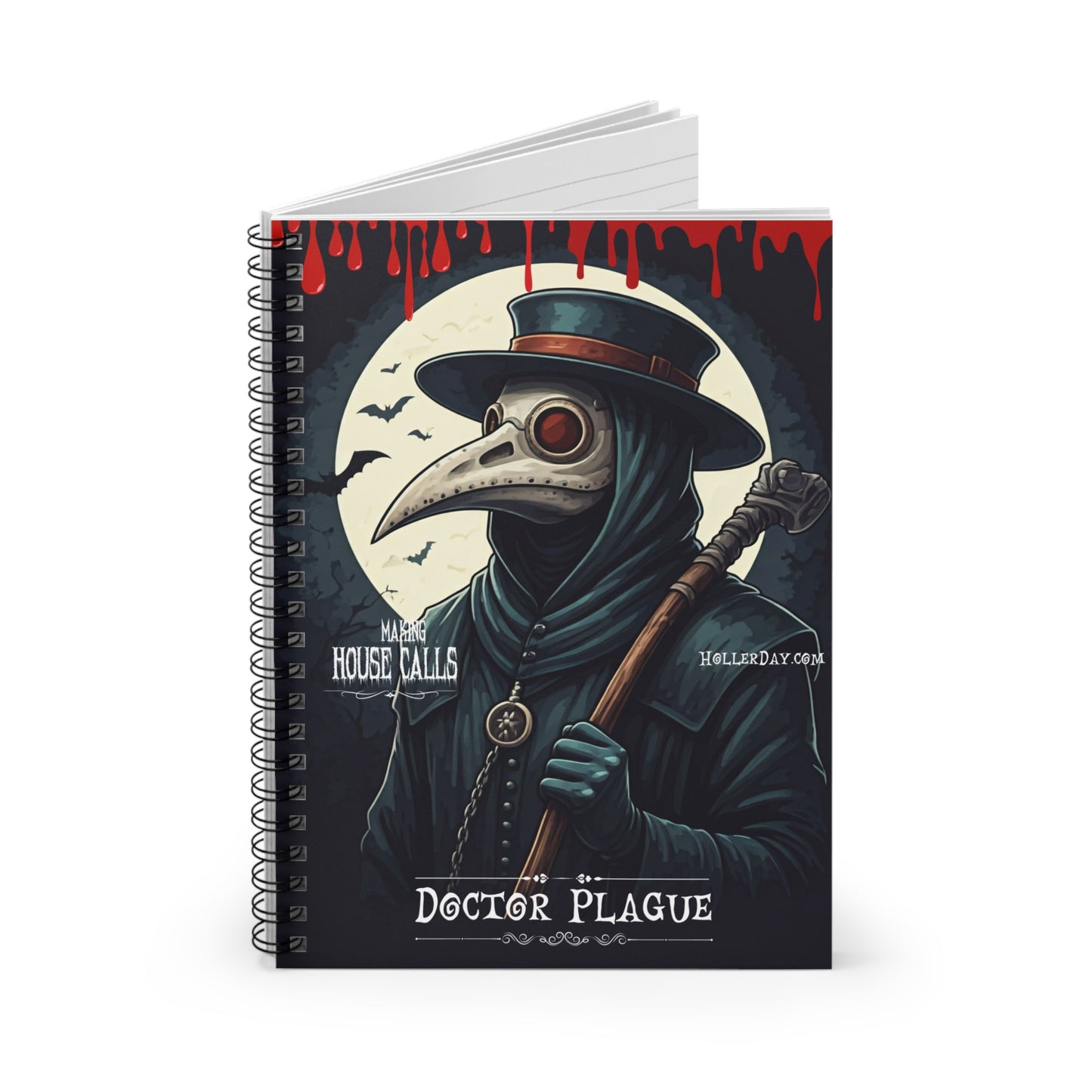 Doctor Plague Blood - Spiral Notebook