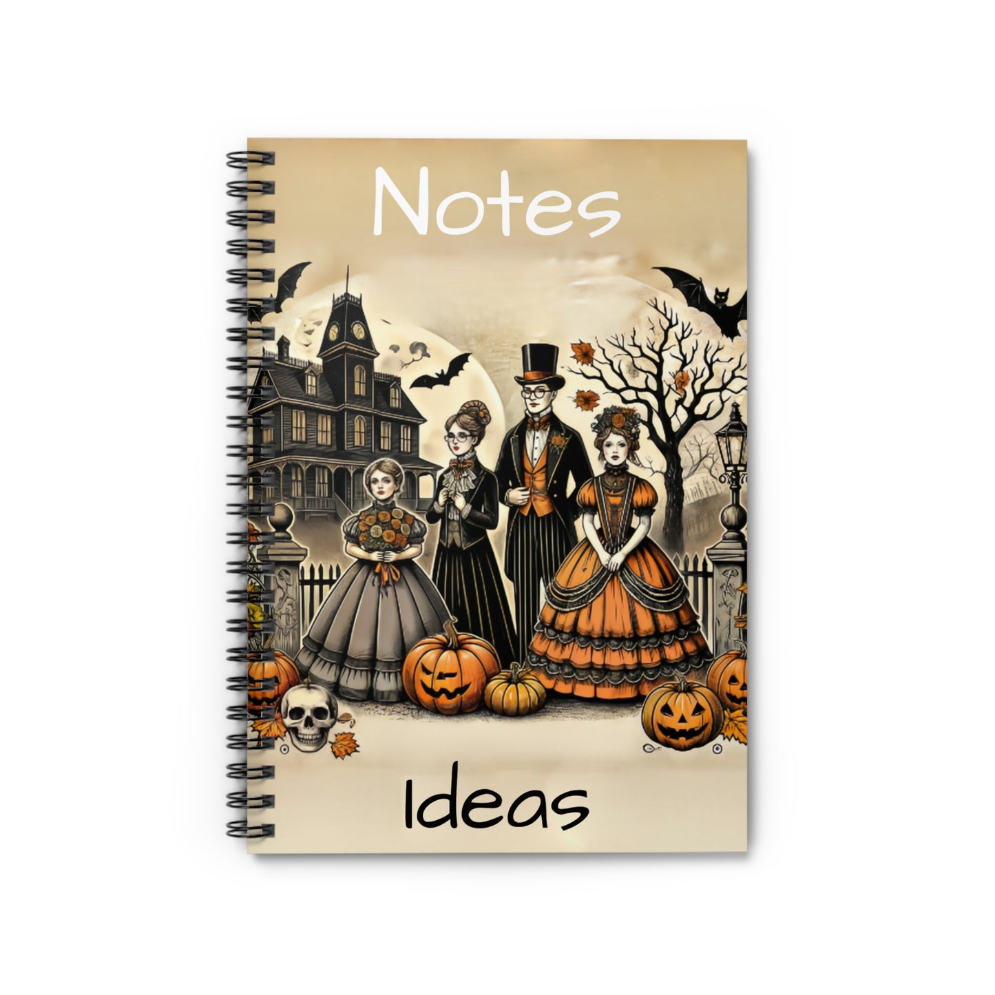 Halloween Family Notes & Ideas - Spiral Notebook