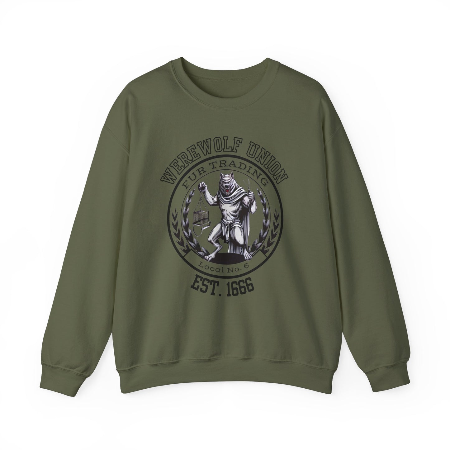 "Werewolf Union, Fur Trading" Sweatshirt