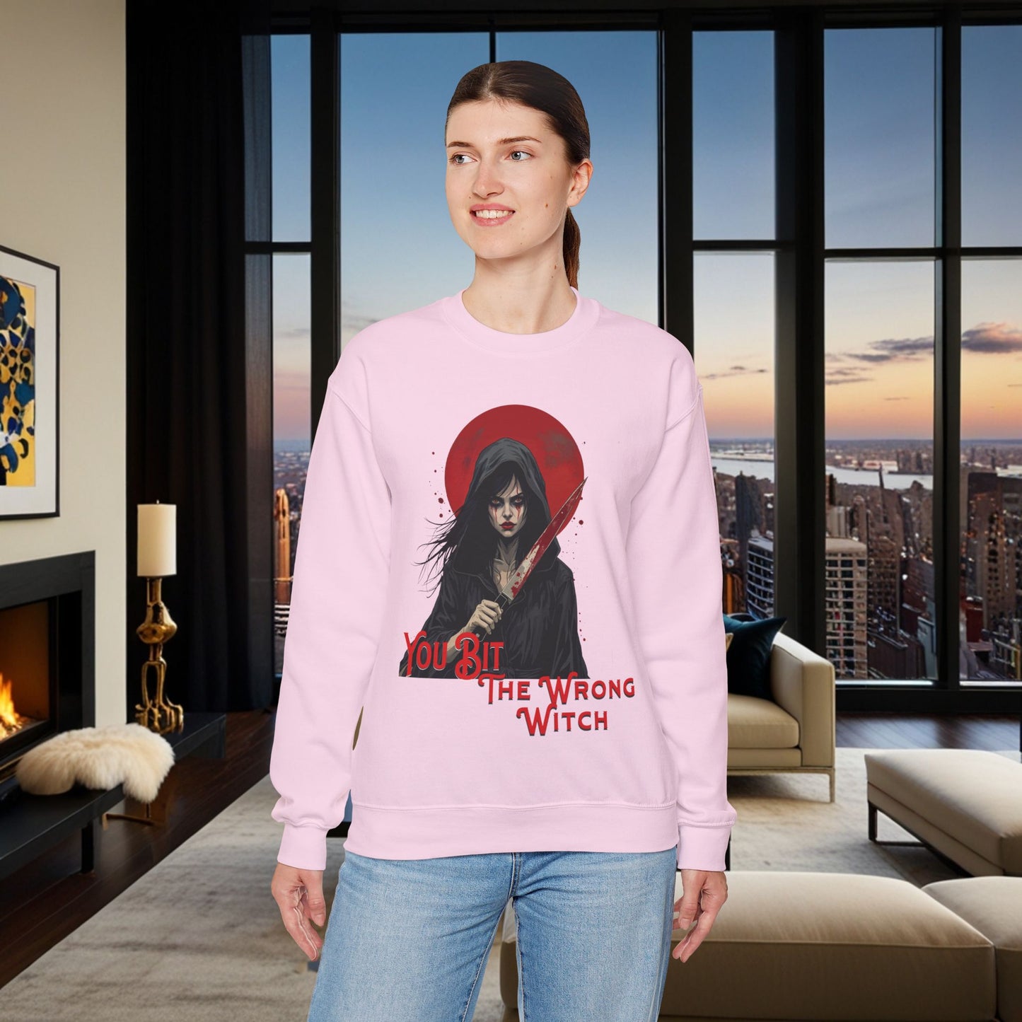 You Bit The Wrong Witch Sweatshirt