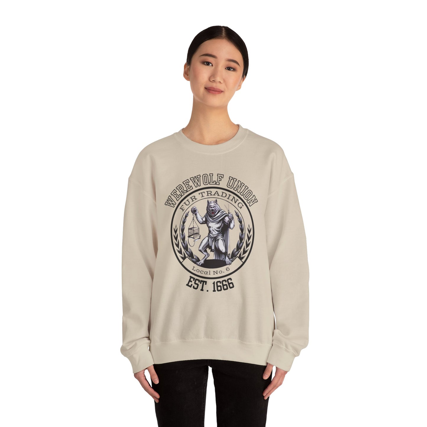 "Werewolf Union, Fur Trading" Sweatshirt