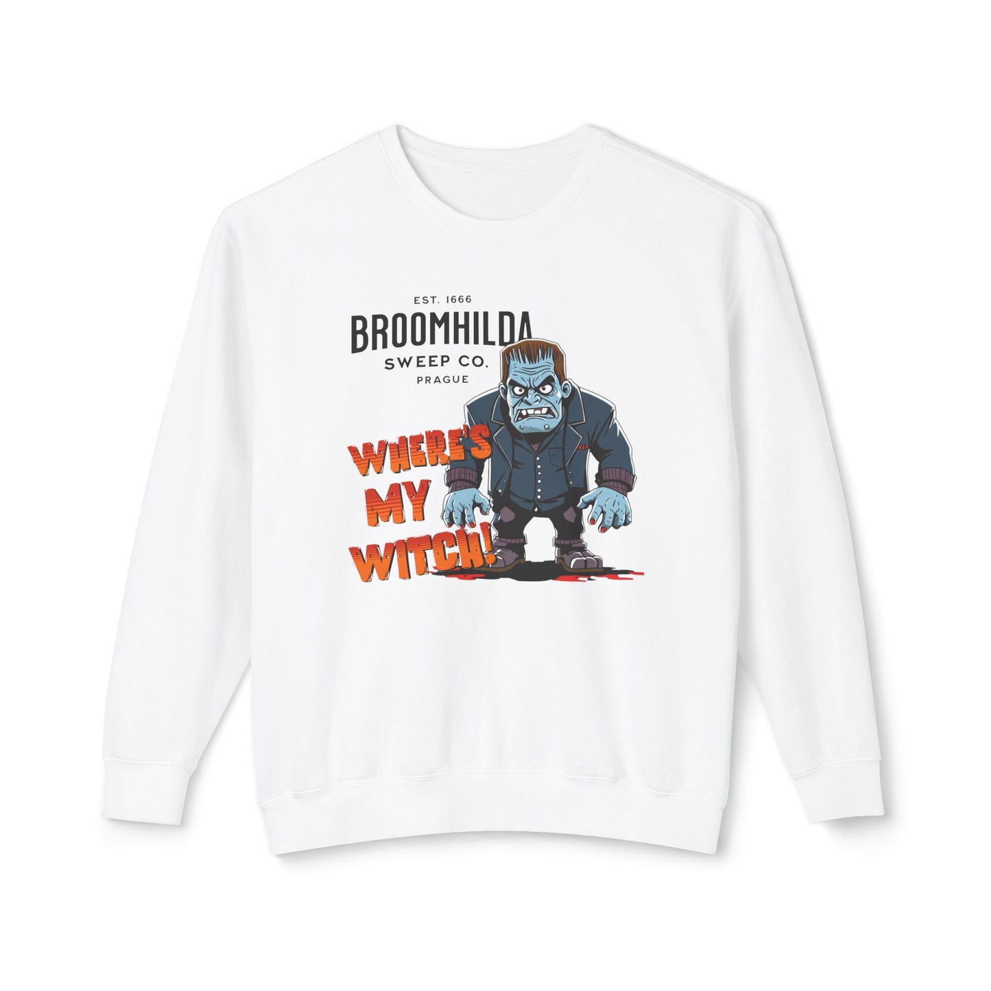 Frankenstein Unisex Sweatshirt 'Where's My Witch