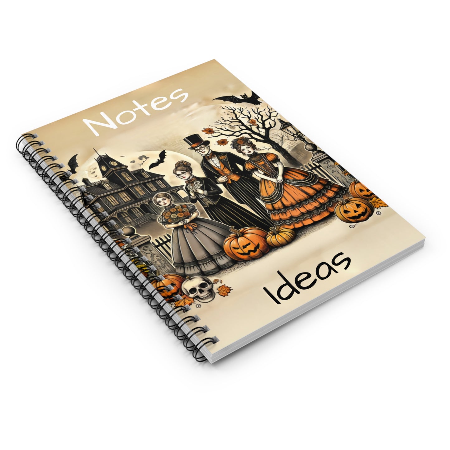 Halloween Family Notes & Ideas - Spiral Notebook