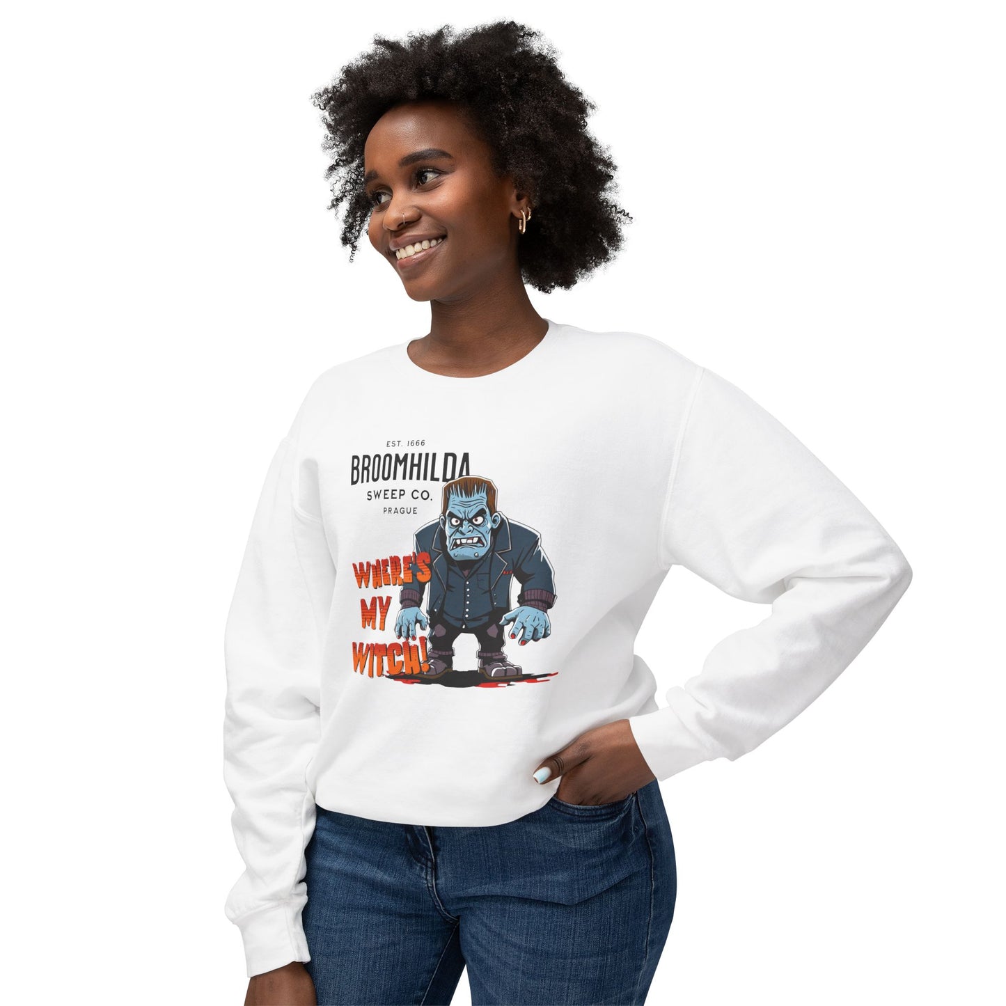 Frankenstein Unisex Sweatshirt 'Where's My Witch