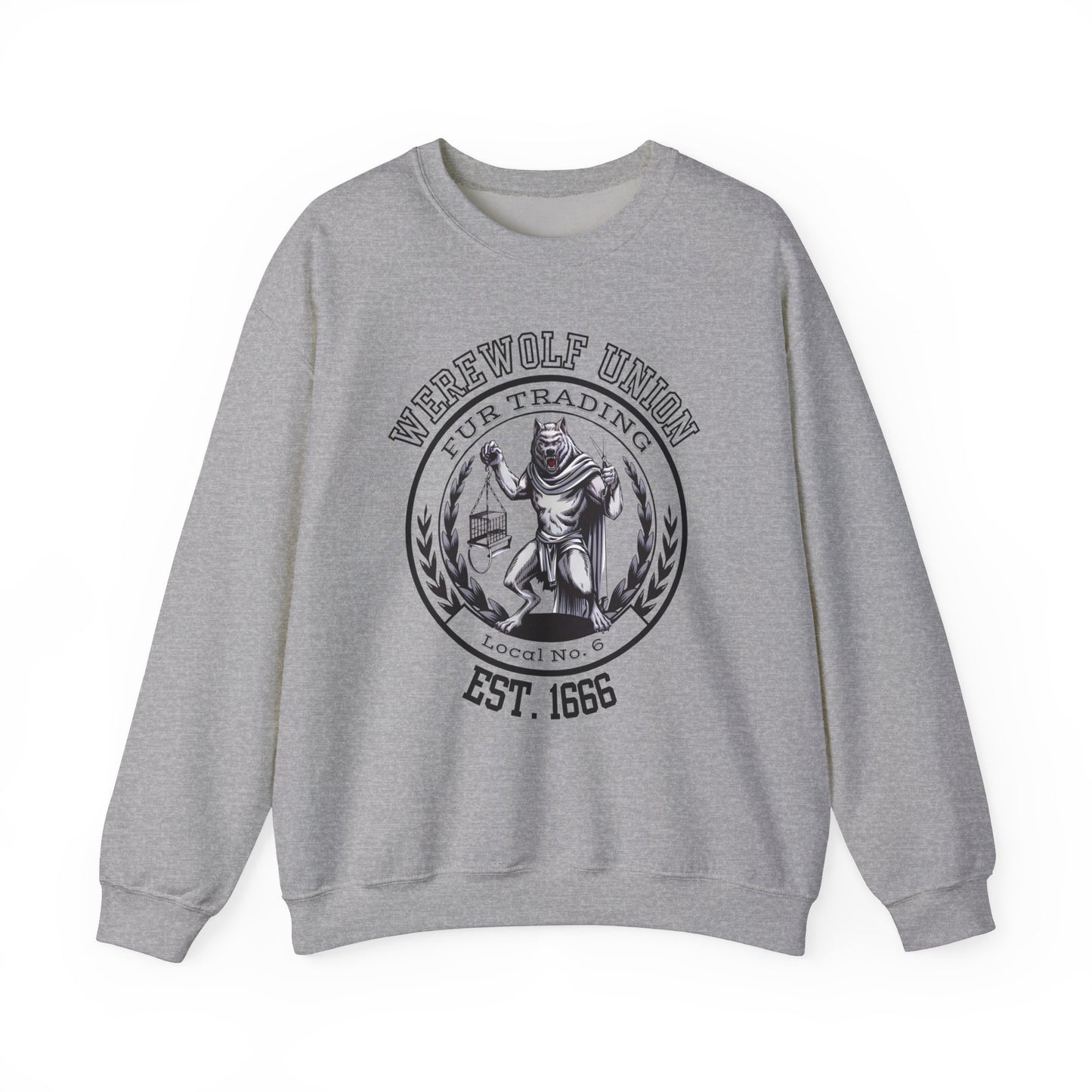 "Werewolf Union, Fur Trading" Sweatshirt