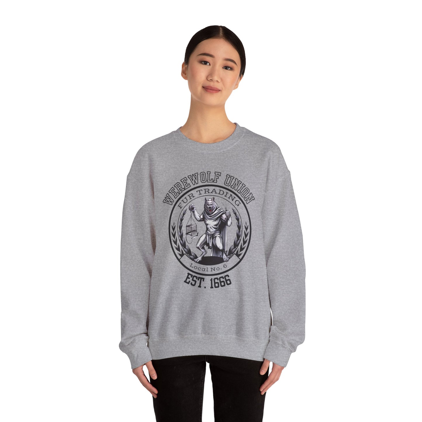 "Werewolf Union, Fur Trading" Sweatshirt