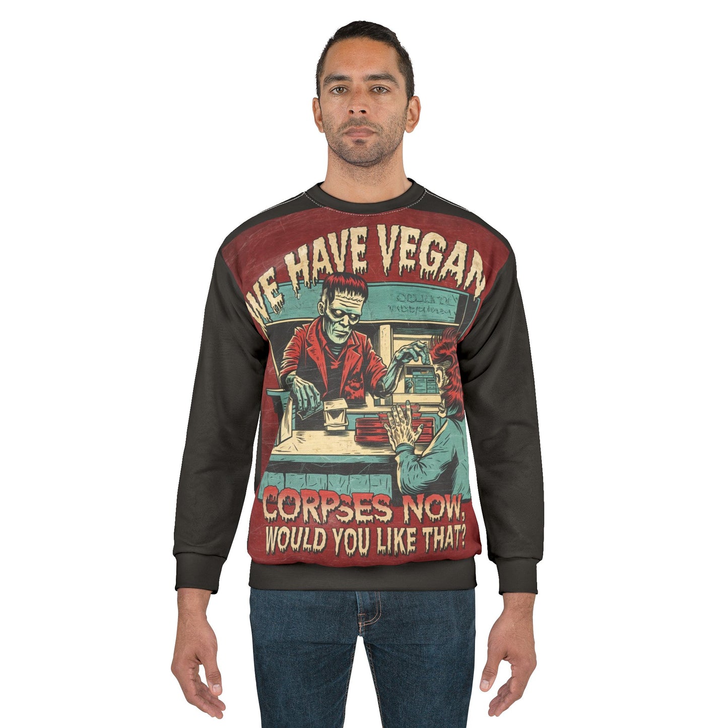 We Have Vegan - Halloween Unisex Sweatshirt