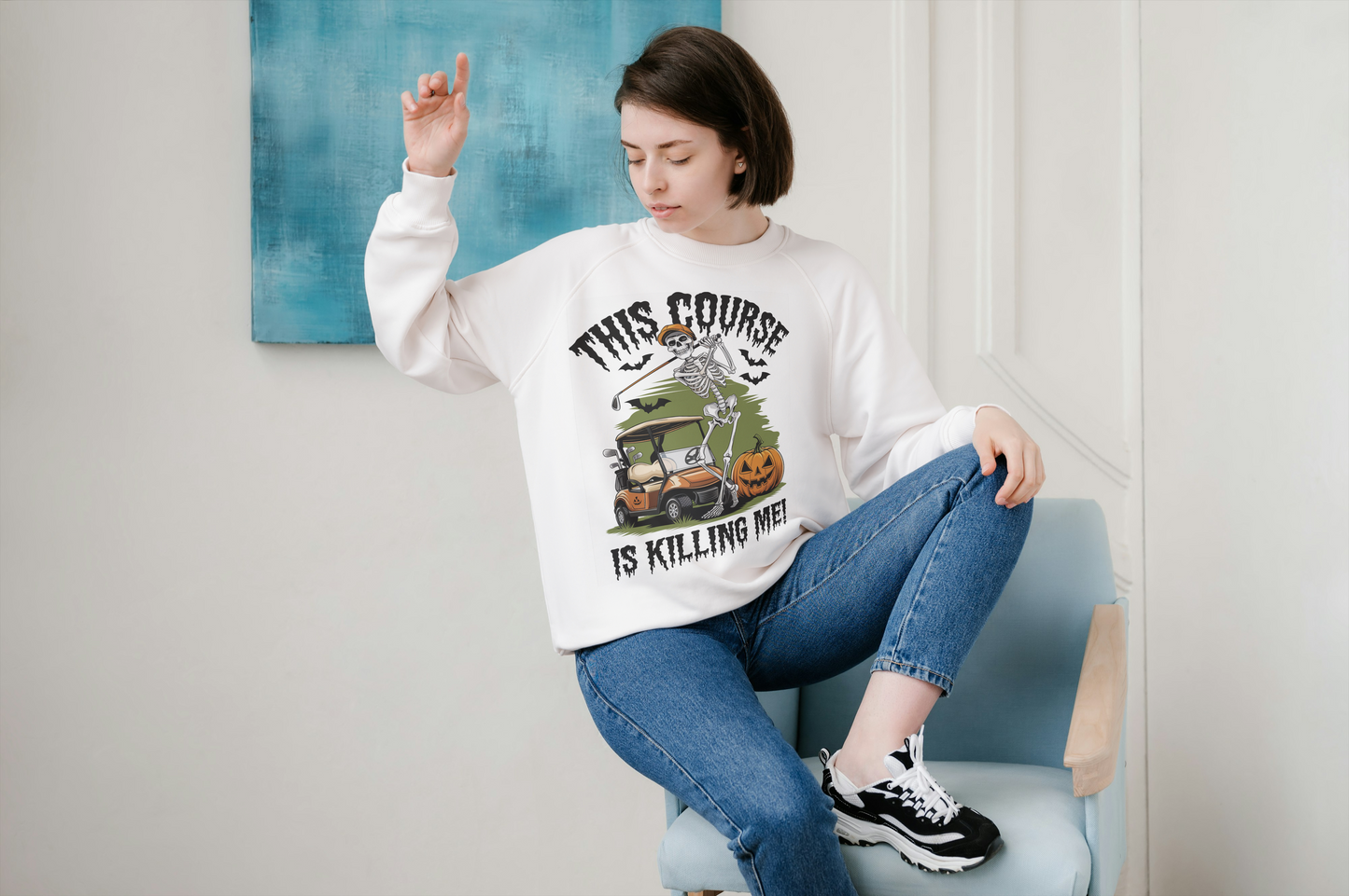 This Course Is Killing Me - Halloween Unisex Sweatshirt